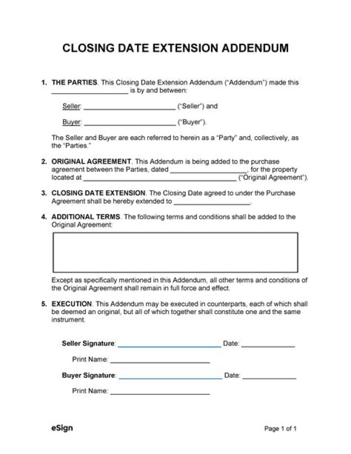 Can Lender change closing Date?