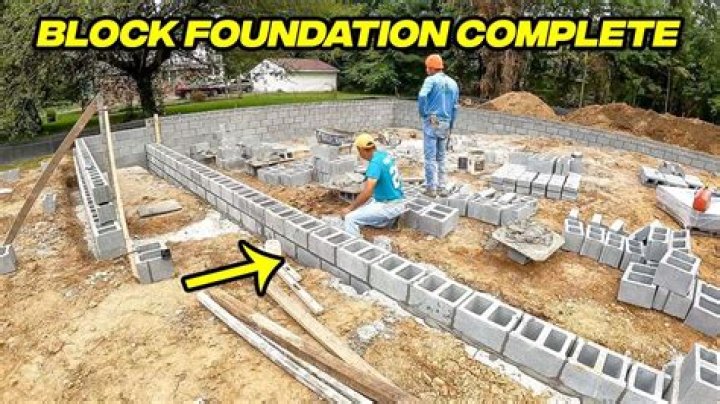 Do cinder blocks make a good foundation?