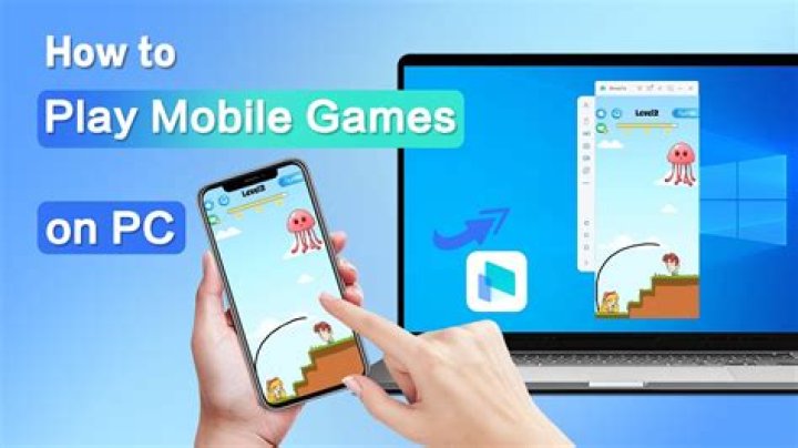 How can I play mobile games on my PC?