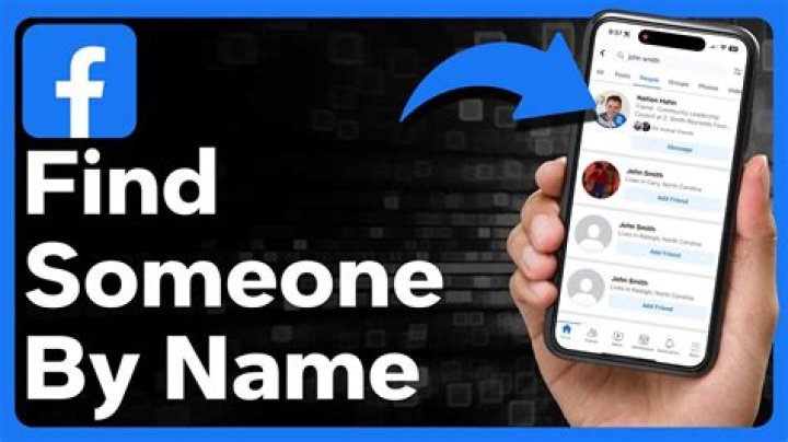 How do I find someone on Facebook by name and location?