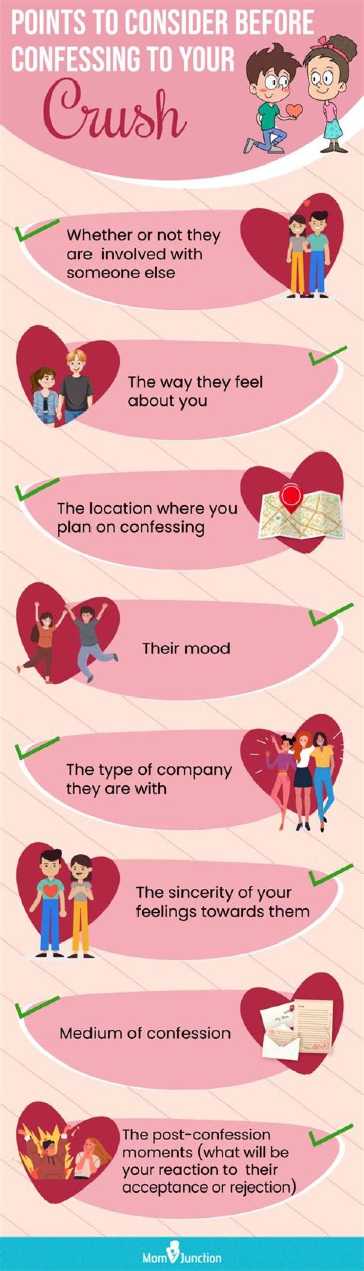 How do you let your crush down easy?
