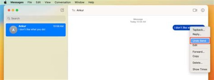 How do you Unsend messages?