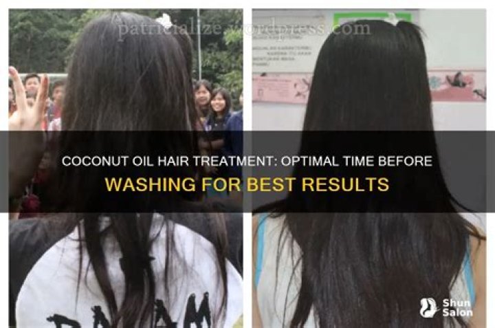 How long should I keep coconut oil in my hair?