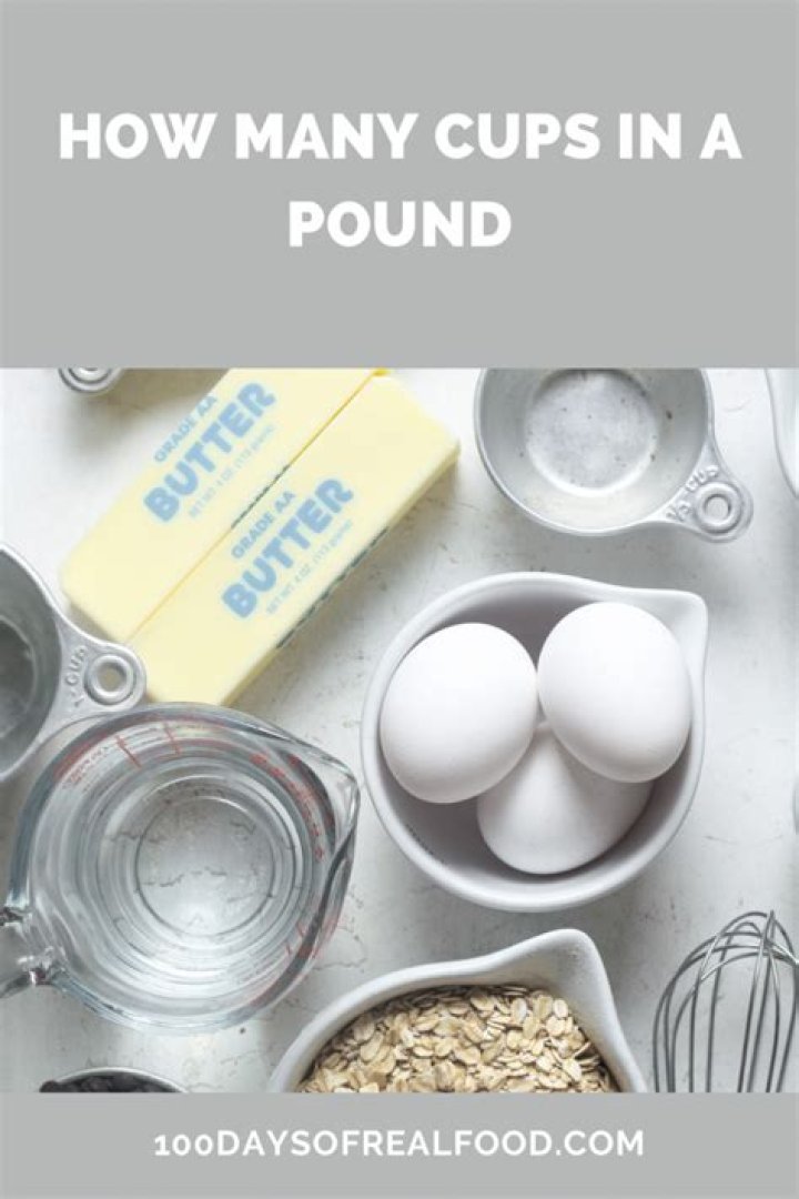 How many cups is a pound of flour?