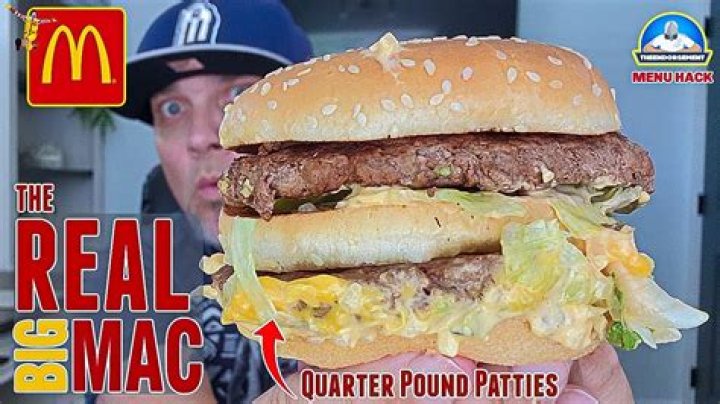 Is Big Mac real beef?