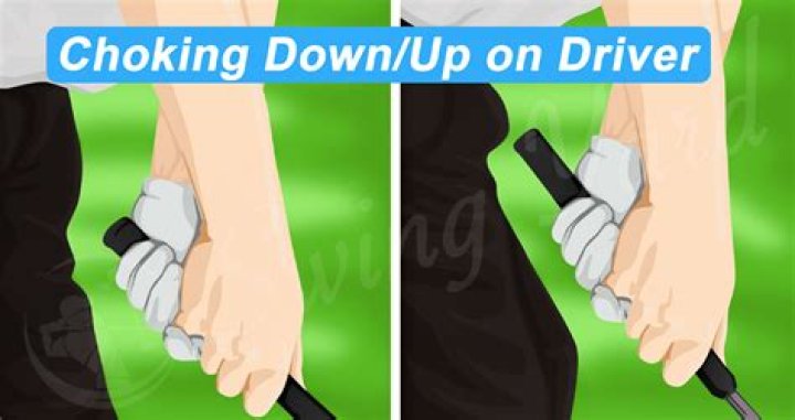 Is it OK to choke down on driver?
