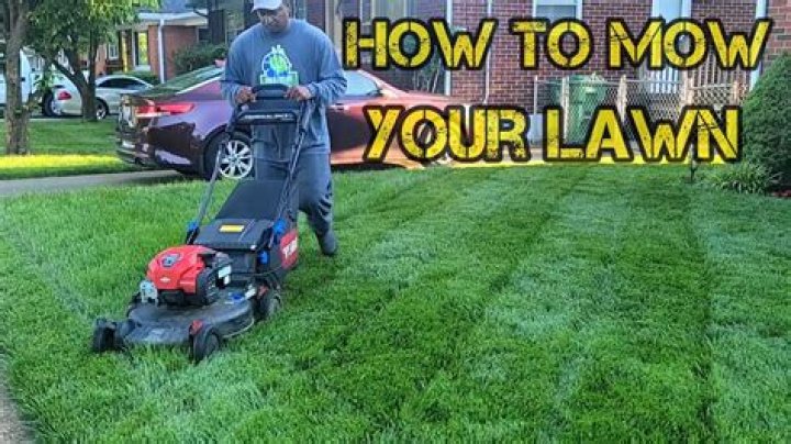 Is it OK to mow the lawn at night?