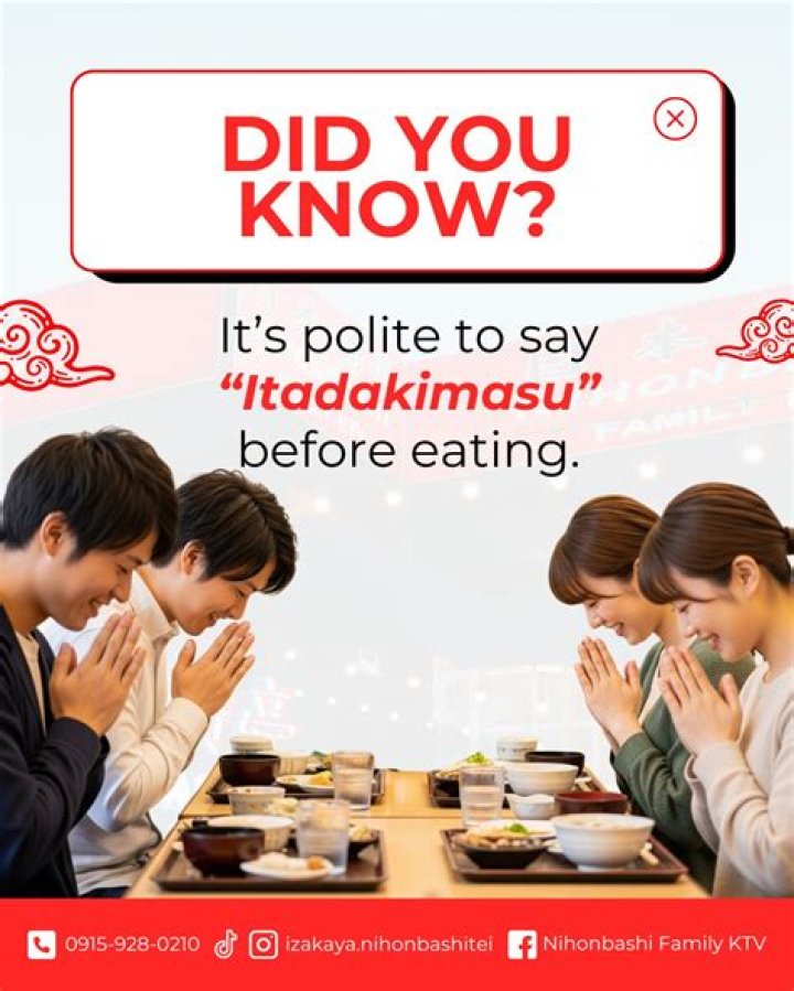 Is Itadakimasu polite?