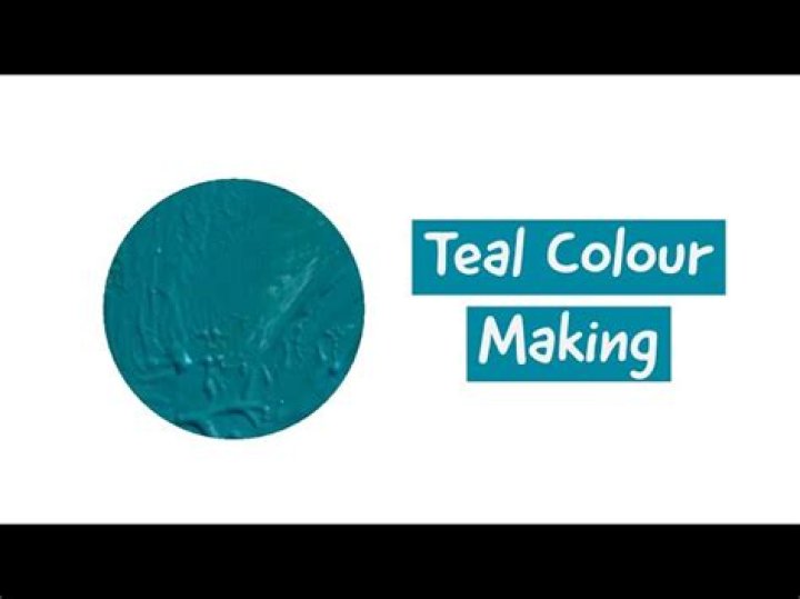What acrylic colors make teal?