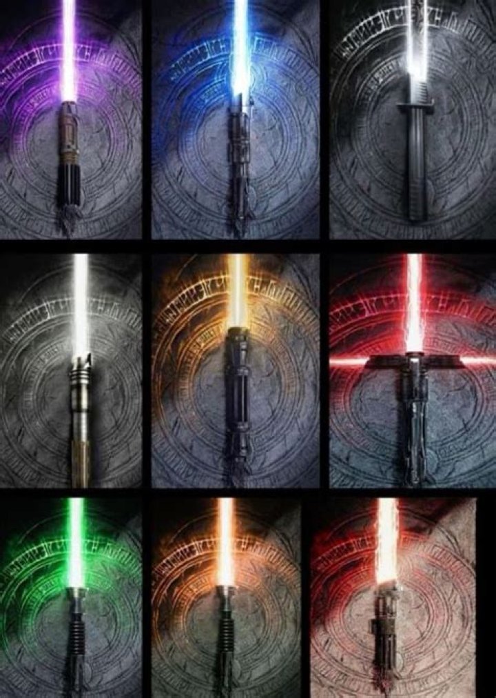 What Colour is Leia's lightsaber?