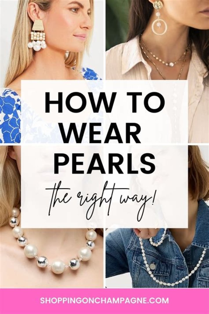 What do wearing pearls mean?