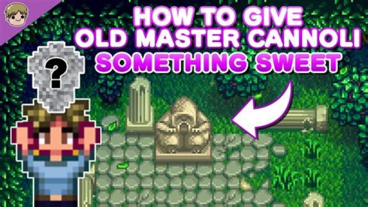 What do you give Old Master cannoli?