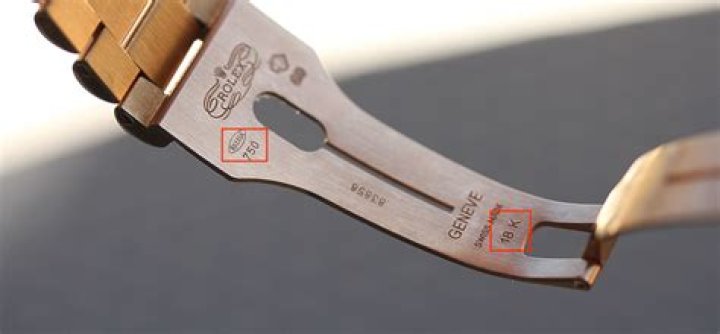 What does 750 mean on Rolex?