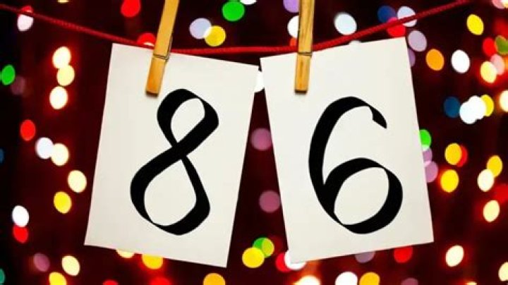 What does 86 mean in a restaurant?