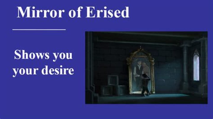What does the Mirror of Erised say backwards?
