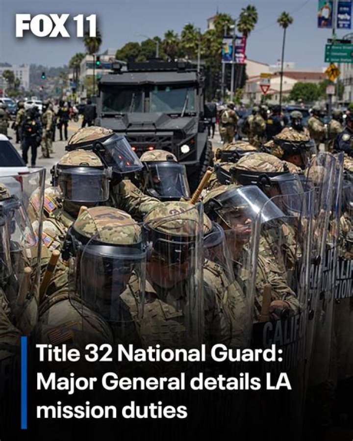 What does Title 32 National Guard mean?