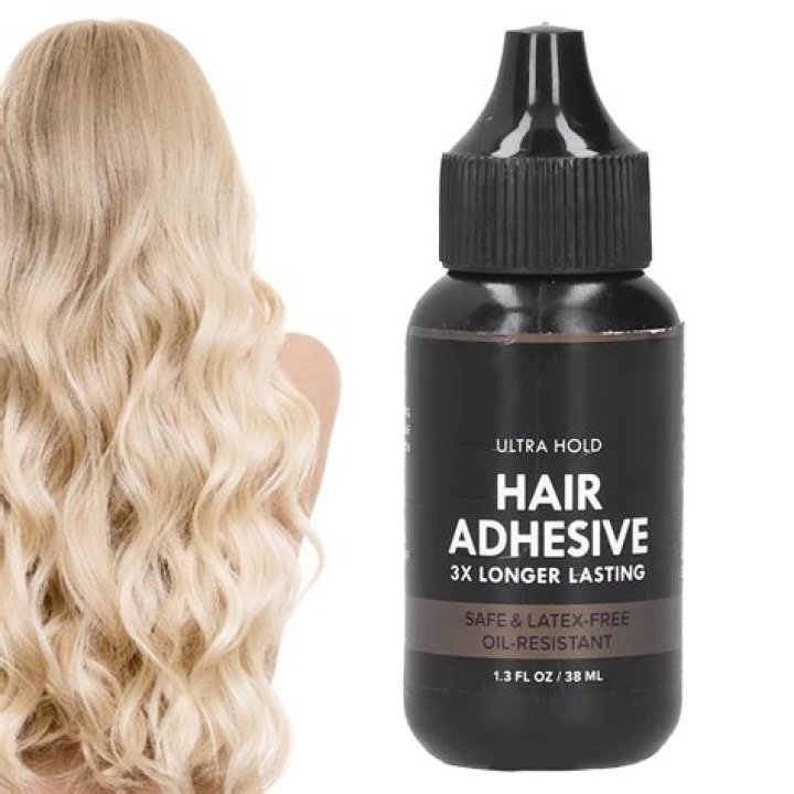 What glue is safe for hair?