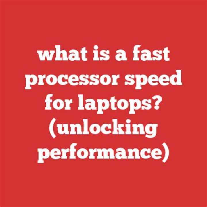 What is a fast processor?