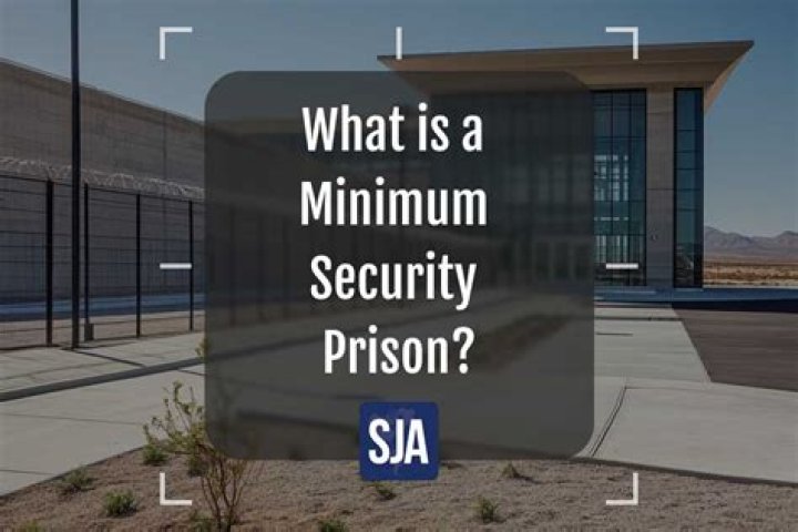 What type of prisoners are held in minimum security prisons?