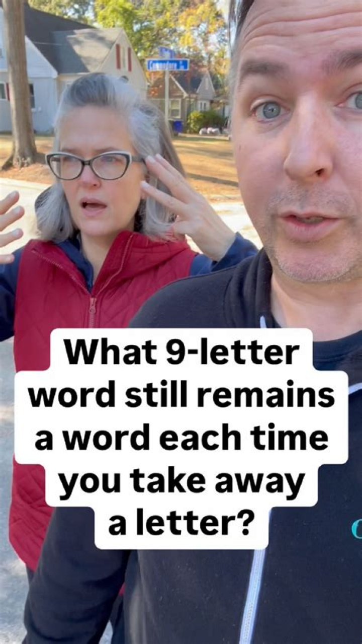 What word is still a word when you take away a letter?
