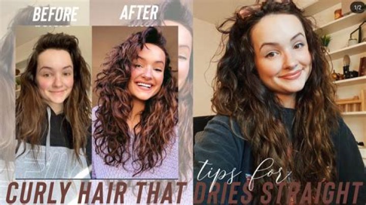 Why did my curly hair turn straight?